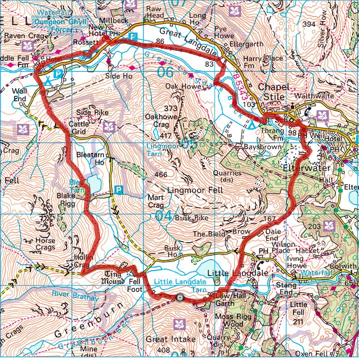 Great Langdale and Little Langdale